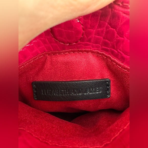 Elizabeth and James Phone Wallet Crossbody bag in faux pink croc, NWOT - Picture 5 of 7